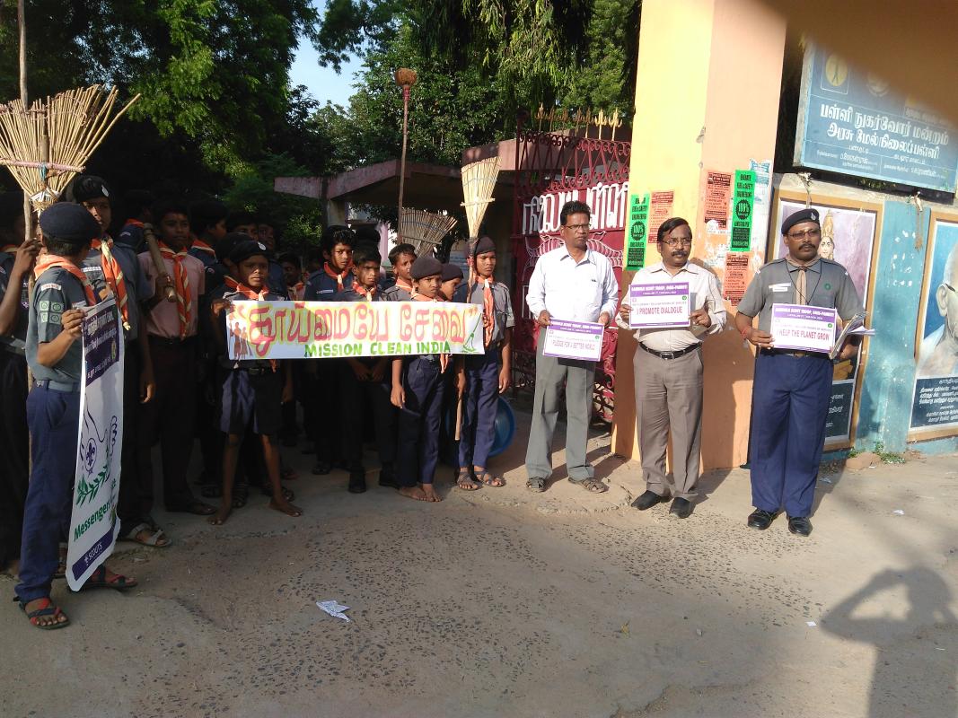 SWATCH BHARAT MISSION- MARKET MOSQUE ( DHARGA ) CLEANING 