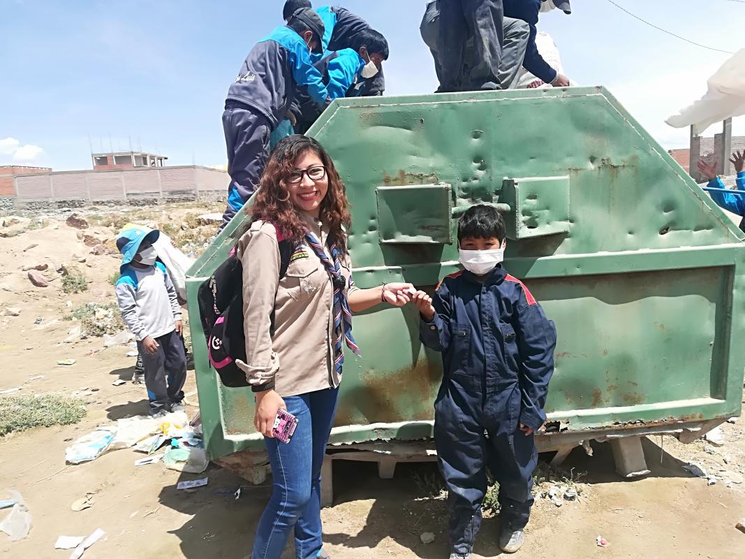 "PORQUE LA QUIERO, LIMPIO MI ESCUELITA"