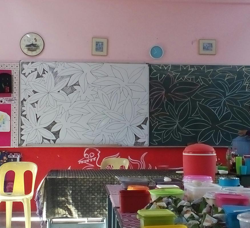 Hiasan latar
