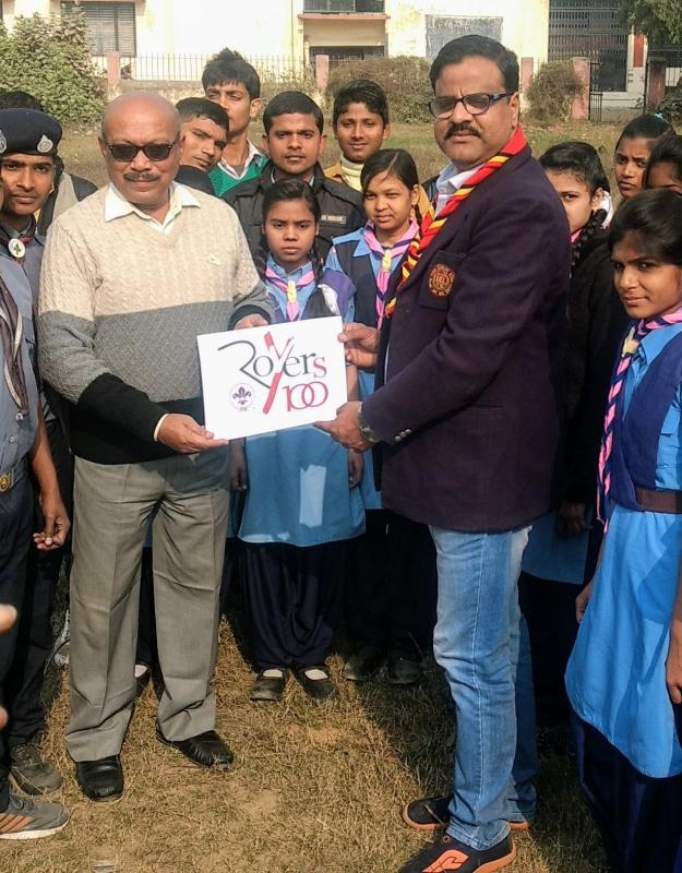 Presentation of Rover Centenary Logo 