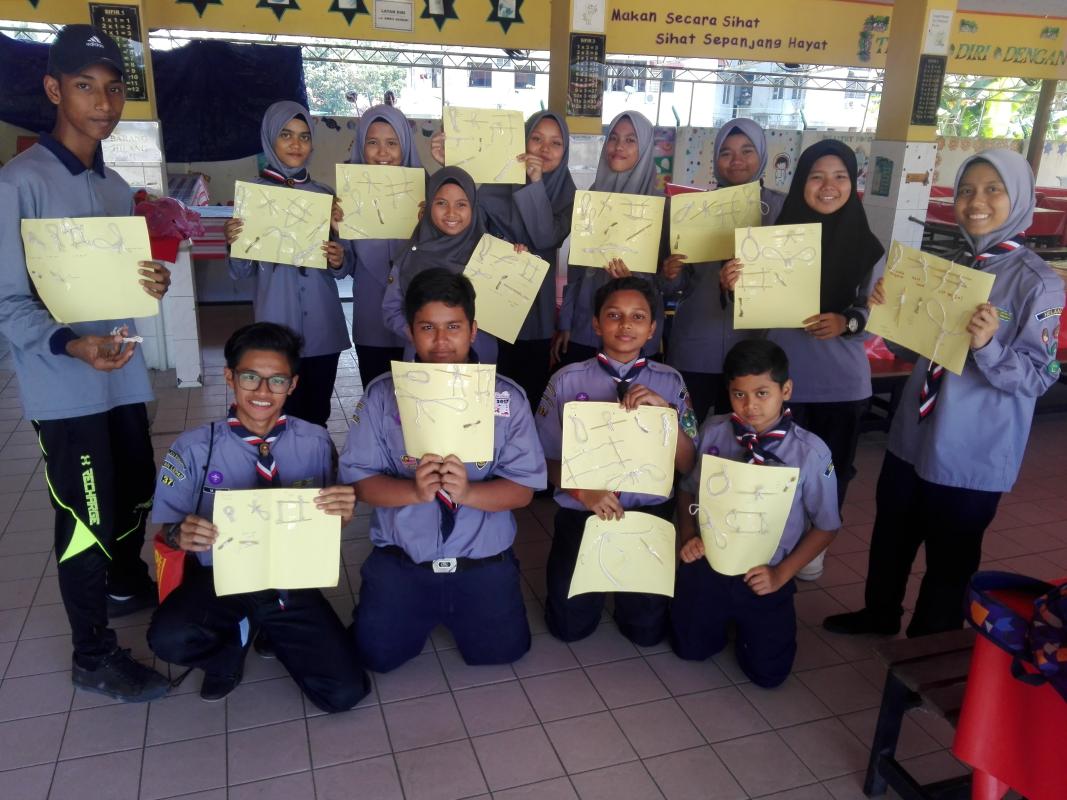 Ujian Lencana Maju pengakap muda peringkat daerah bayan lepas 2018 ( siri 2)