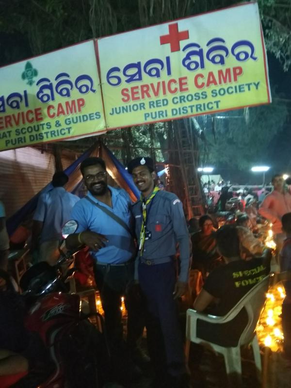 service camp at lokanath temple on maha Shiva Ratri