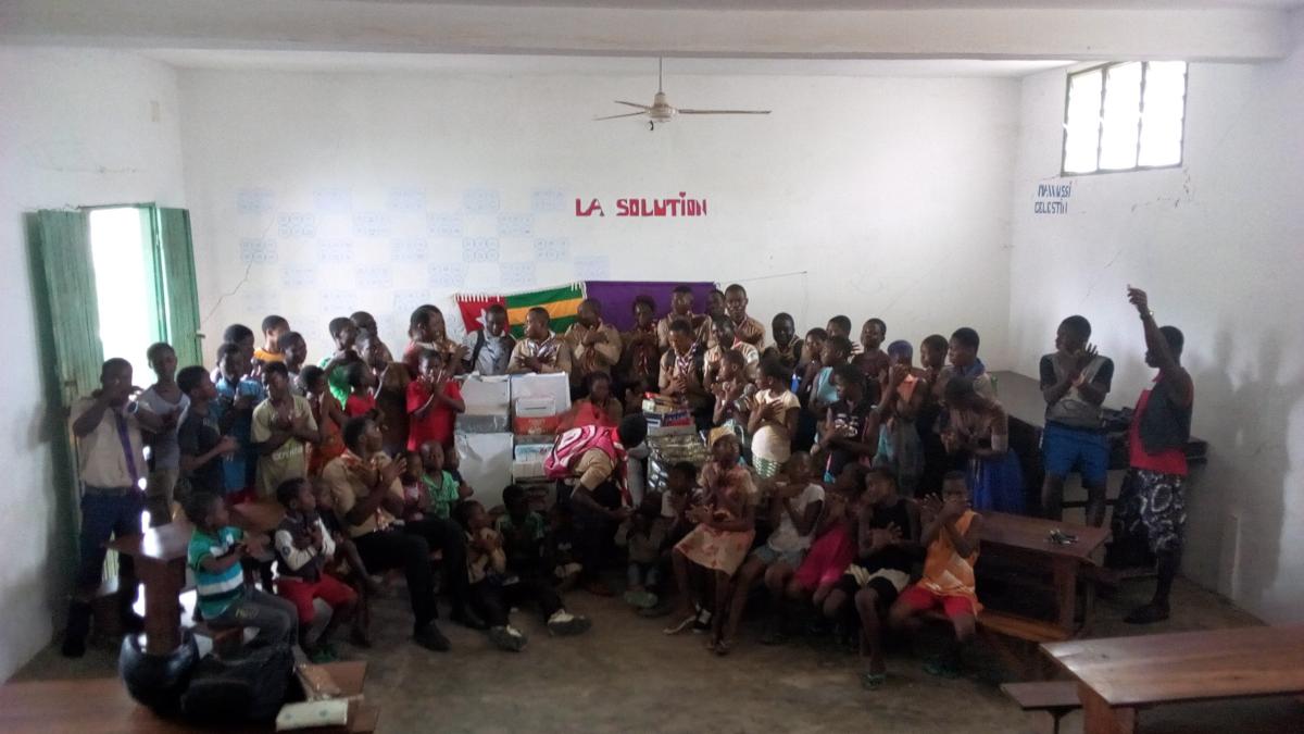 Gift of living and not living to orphans of the orphanage '' the solution ''  / Don de vivre et de non vivre aux orphelins de l'orphelinat ''la solution''