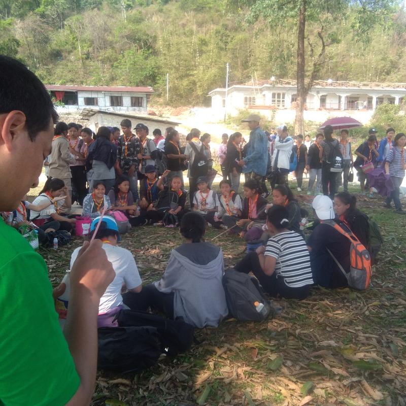 GHSS scouts annual hike 2018