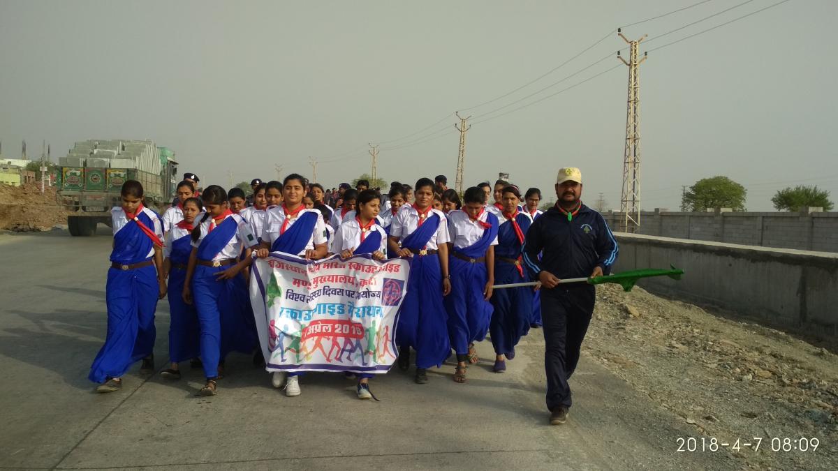 विश्व स्वास्थ्य दिवस मैराथन दौड़