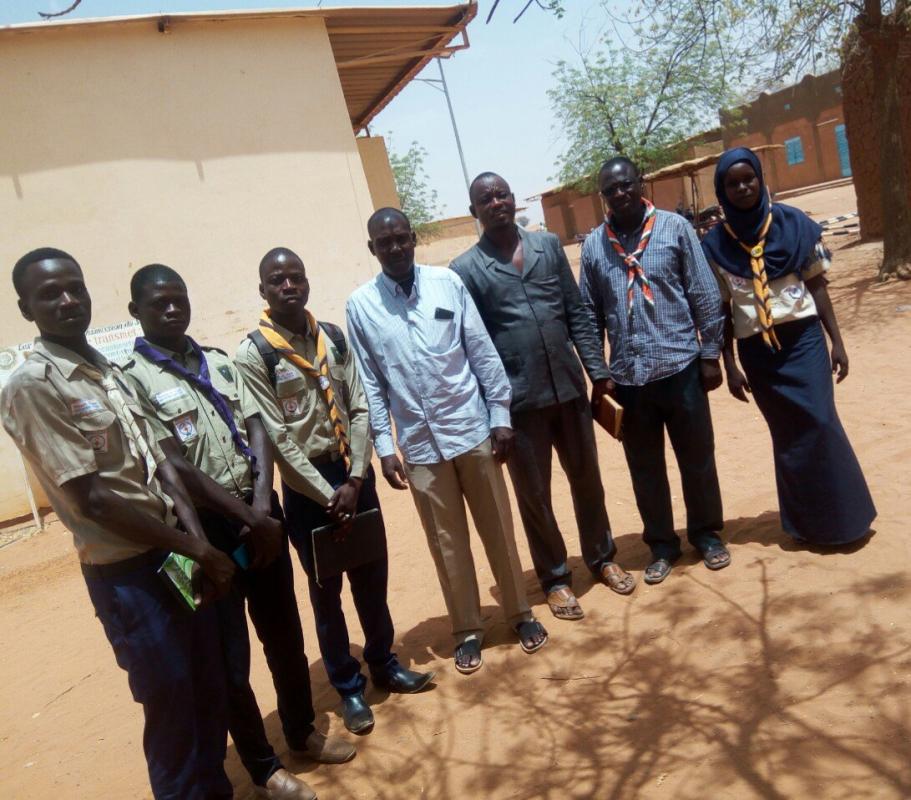 IMPACT SCOUT UNE MISSION  DE VISITER  DE TERRAIN POUR UN CAMP SCOUT EN AOUT  SCOUTS DU NIGER/GROUPE KENNEDY
