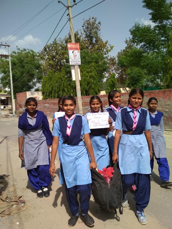 Collection of old and unwanted clothes 