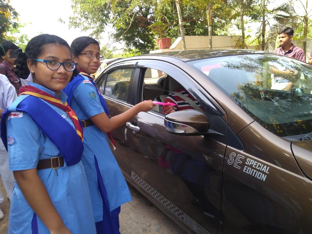 Road safety awareness campaign