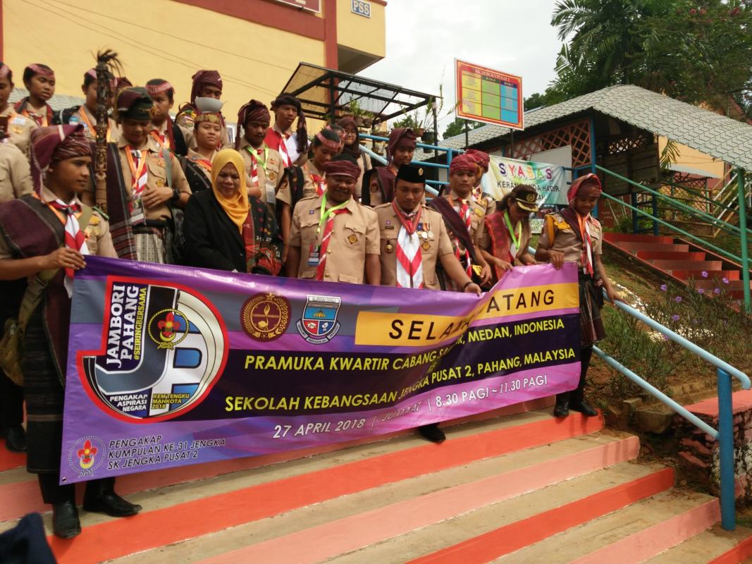 MOU Scout SKJP2 with Pramuka Samosir Medan