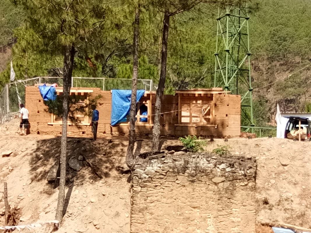 Construction of Ngala lhakhang