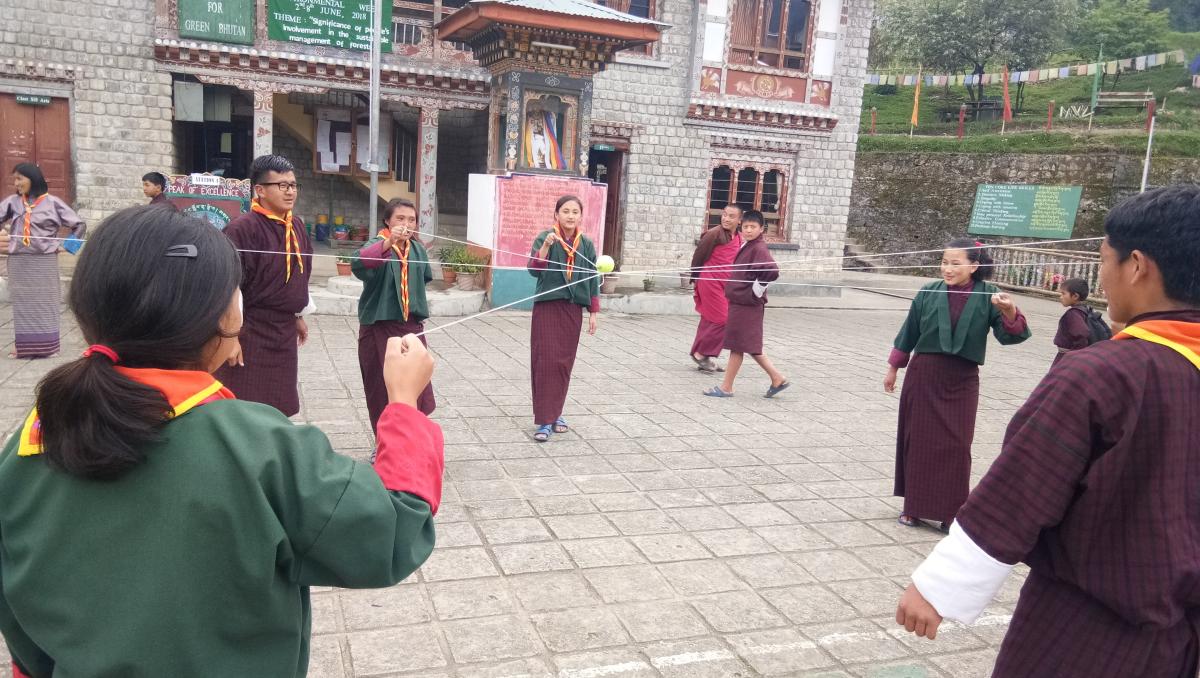 Inviting School Children to become messenger of peace