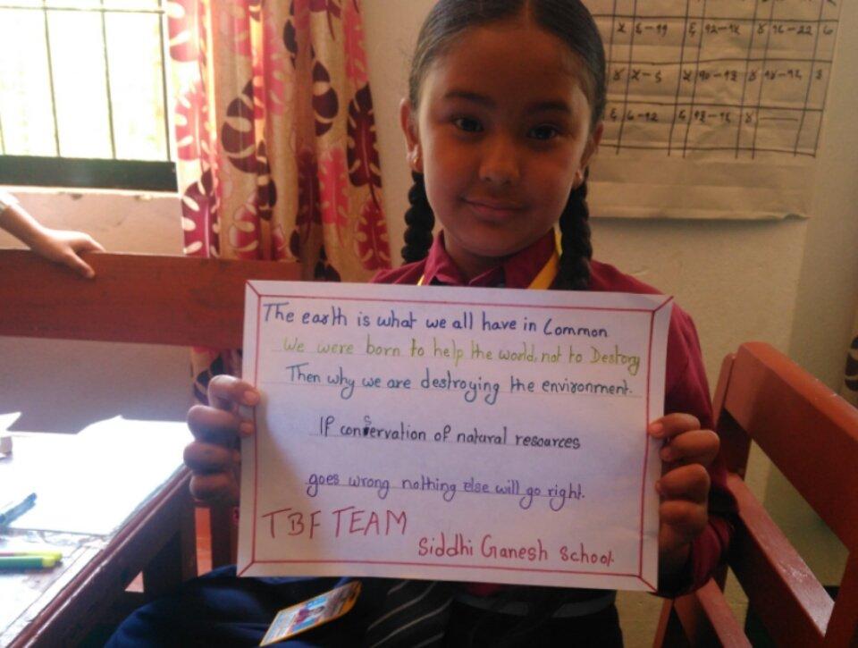 Students Message on World Environment Day