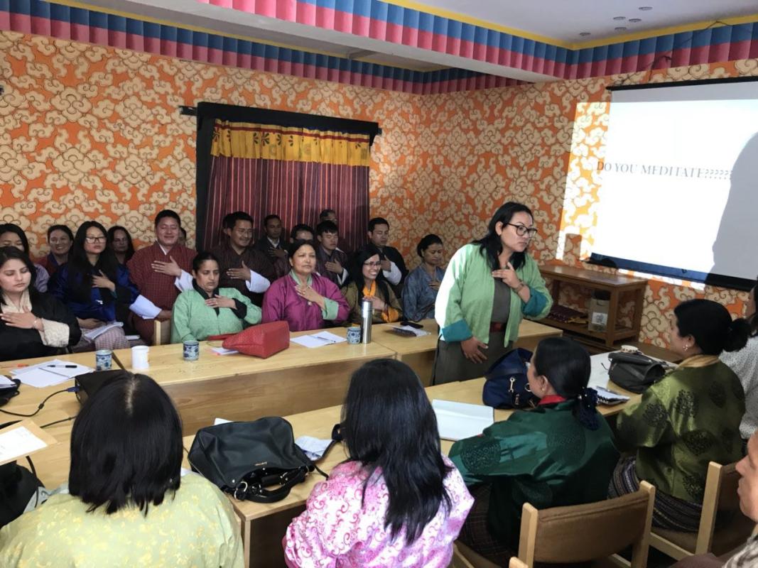 Awareness on Scouting , Global Citizenship Education and Meditation.