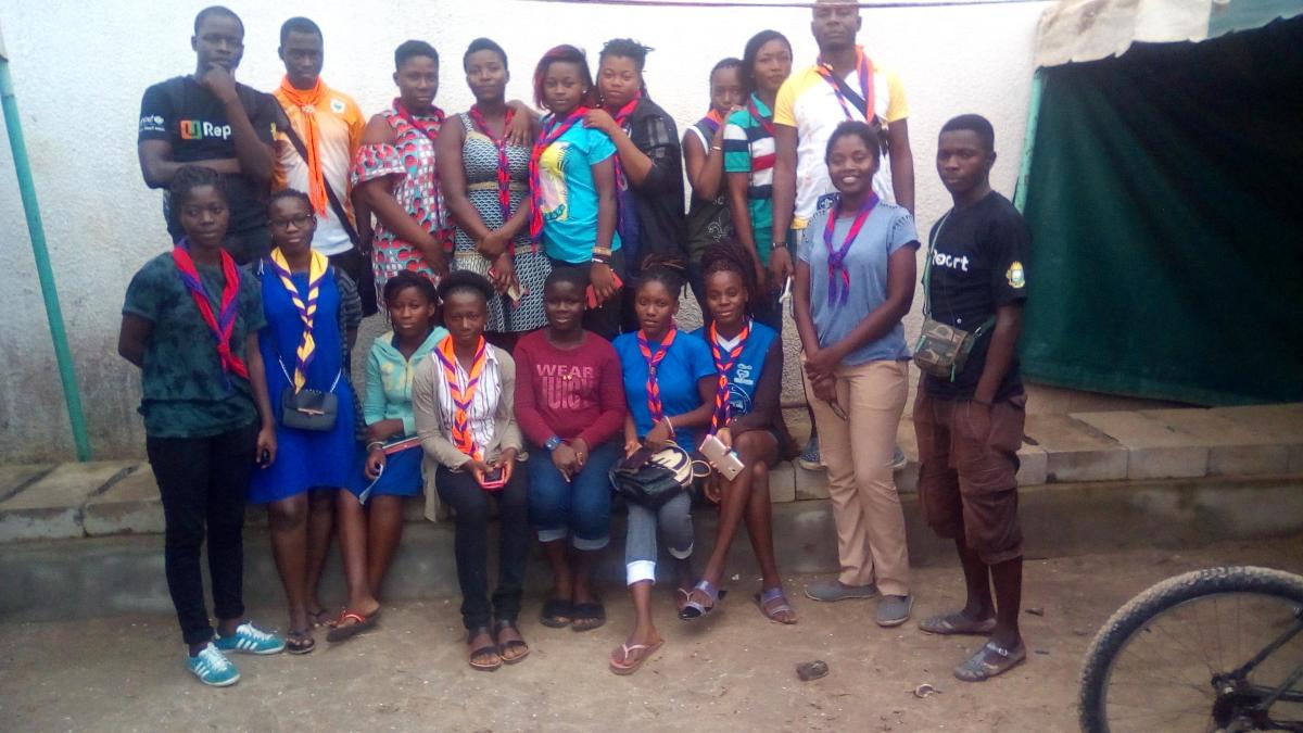 les filles d'adjame formé au leadership 