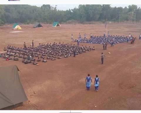 Trithiya Sopana testing camp to Scouts and Guides 