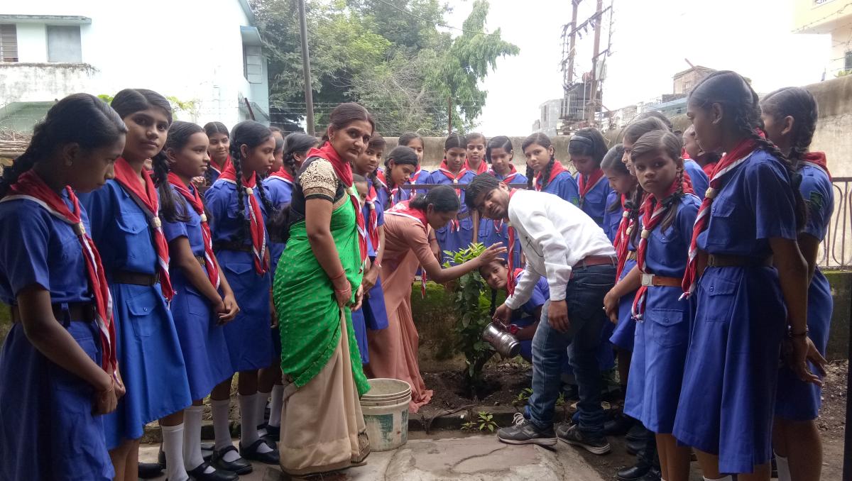 PLANTATION IN SCHOOL CAMPUS