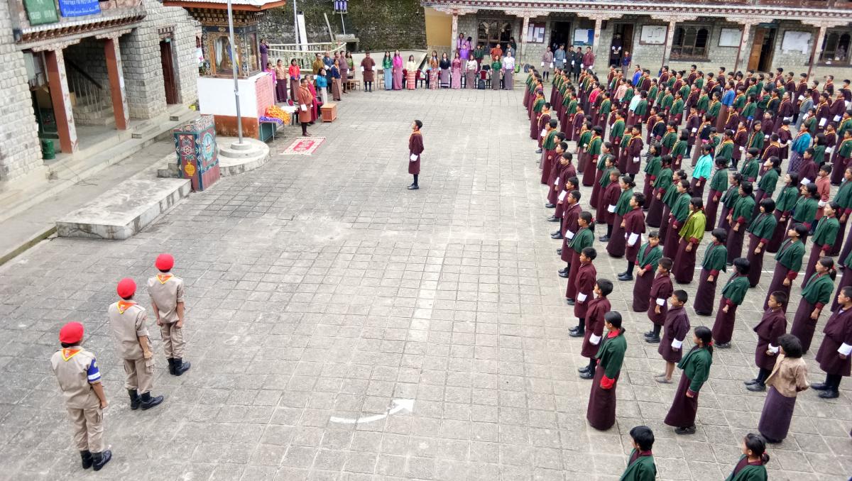 Scout Investiture Ceremony