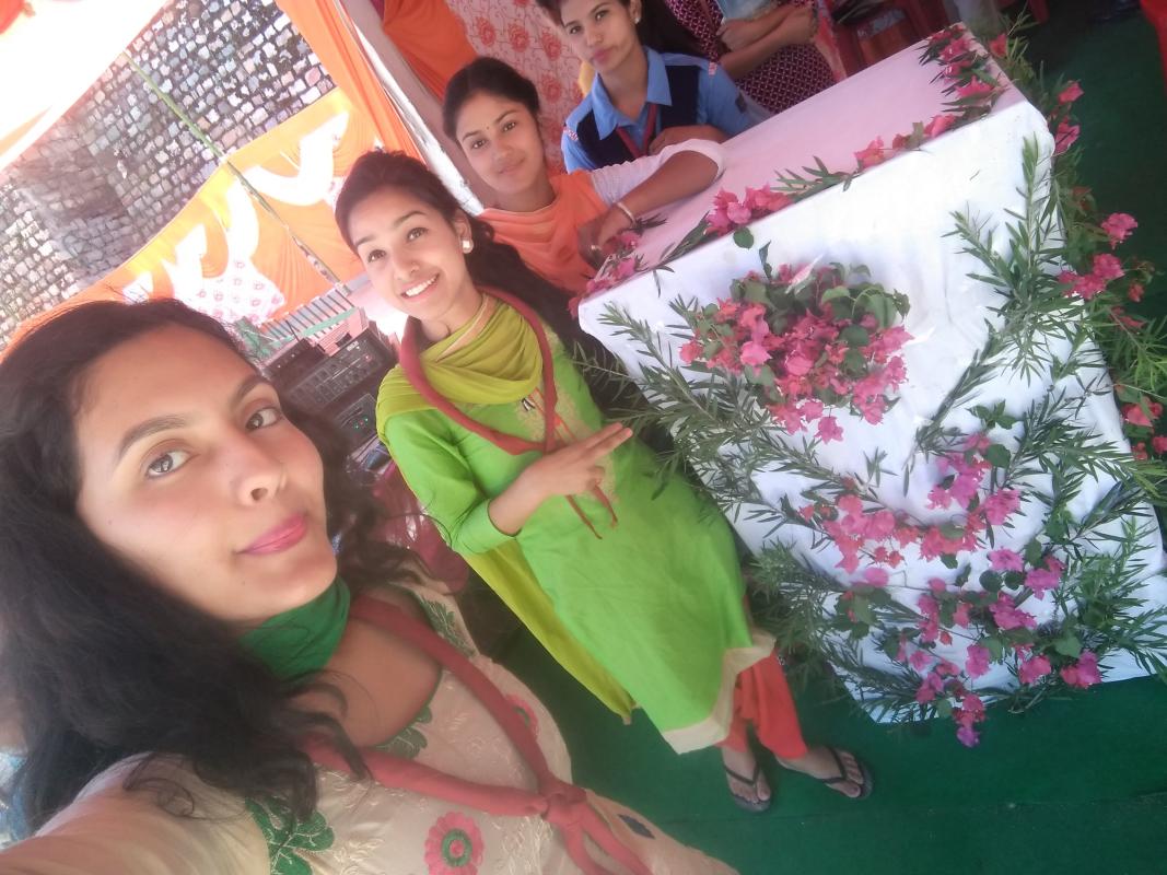 Hospitality's work at inter college, Sports Function 