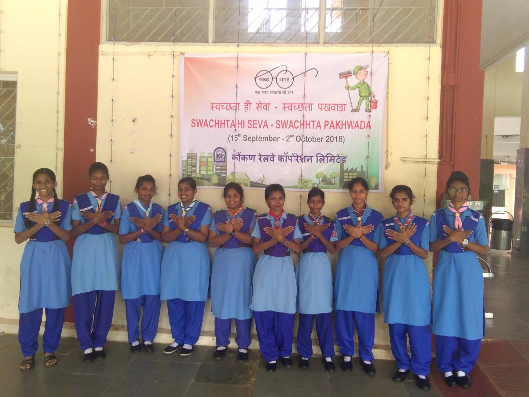 Service in swachh Bharath cleanliness drive Udupi Karnataka India 