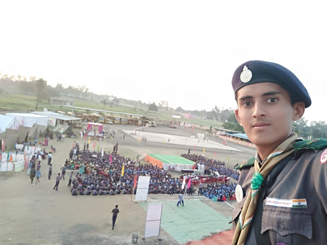 9 वी जिला स्तरीय स्काउट गाइड जिला रैली में सेवा कार्य