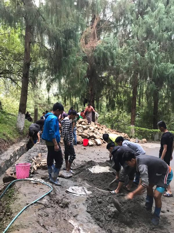 Outlet Drain Construction