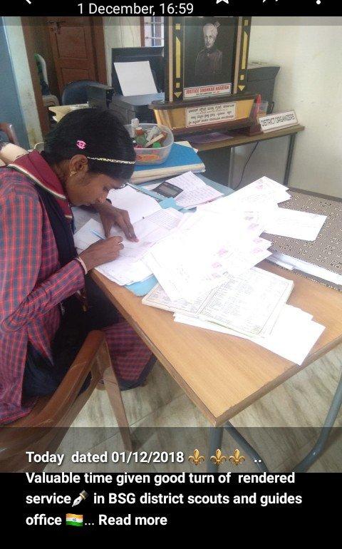 “Rovers 100 years 100 days service” from 23/09/2018 to 31/12/2018 BSG Udupi.Karnataka. INDIA. From 22nd November to 1st December 2018