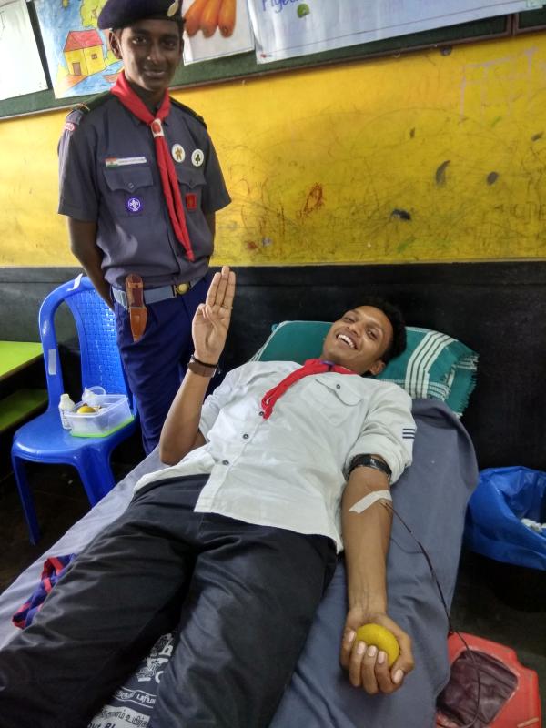 Blood donation campaign