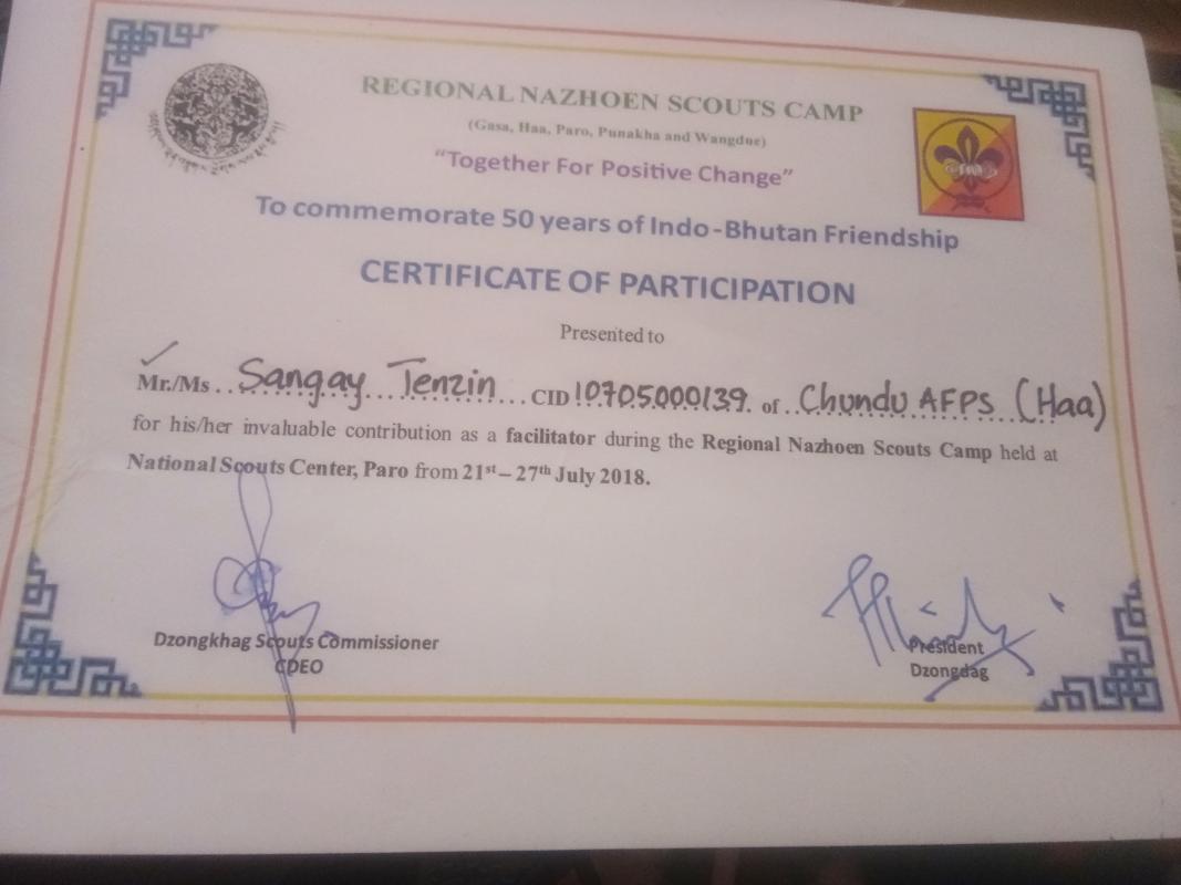 Regional Nazheon Scouts Camp 