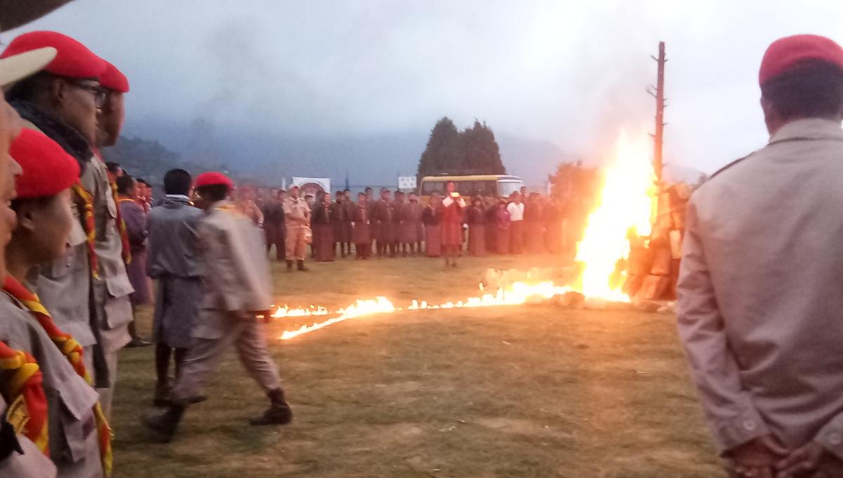 15 national scout day at Trongsa, Sherubling 