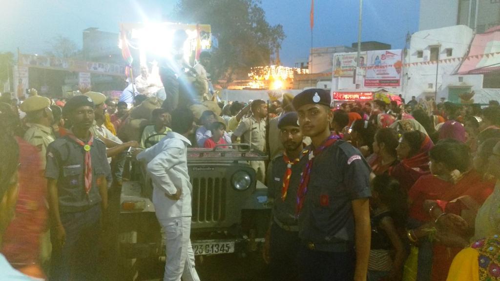 Scout guide services at Gangaur Fair