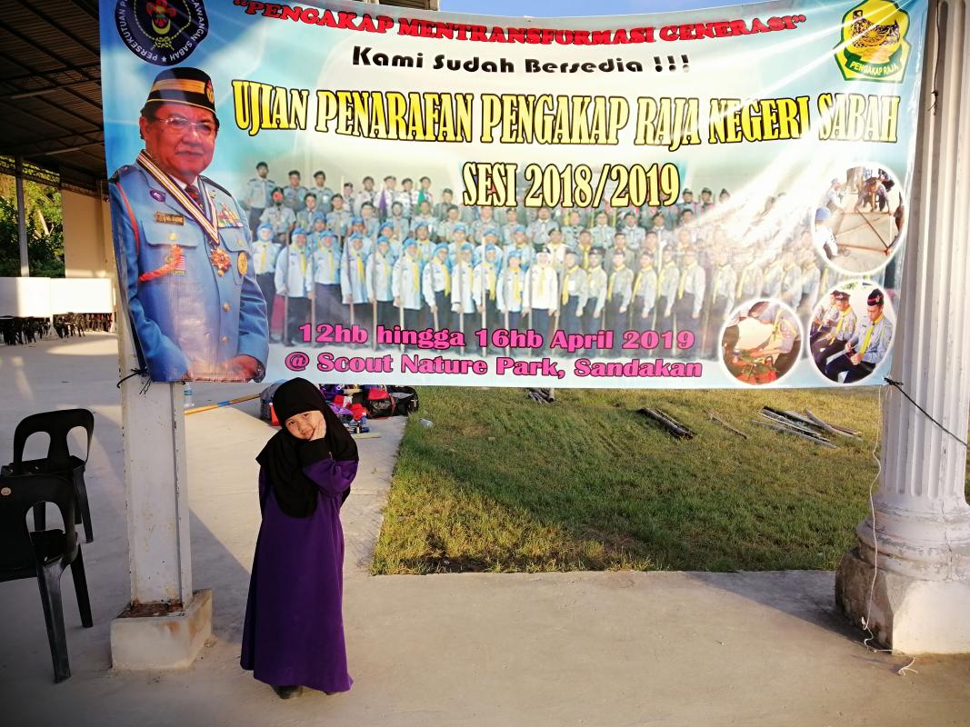 Kem Penarafan Pengakap Raja di SNP Sandakan. 