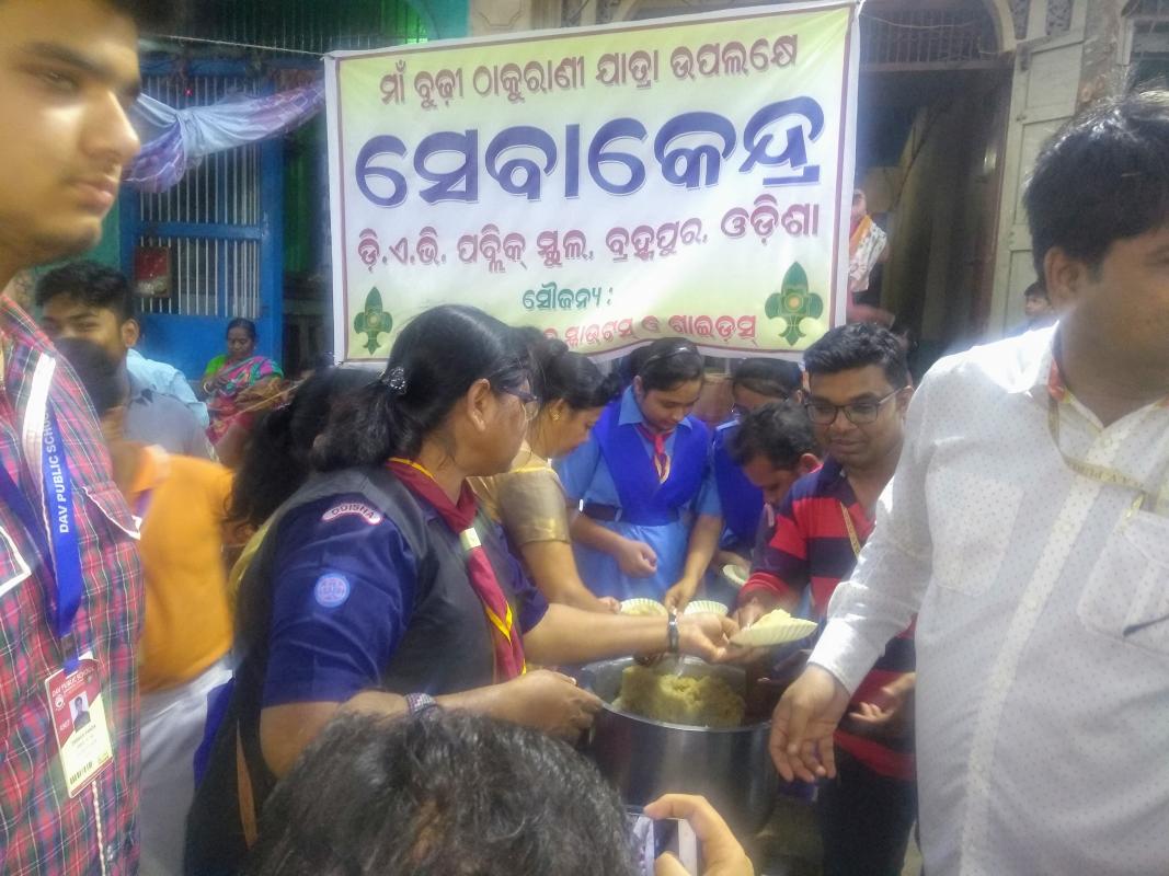 Rendering service during Thakurani Jatra