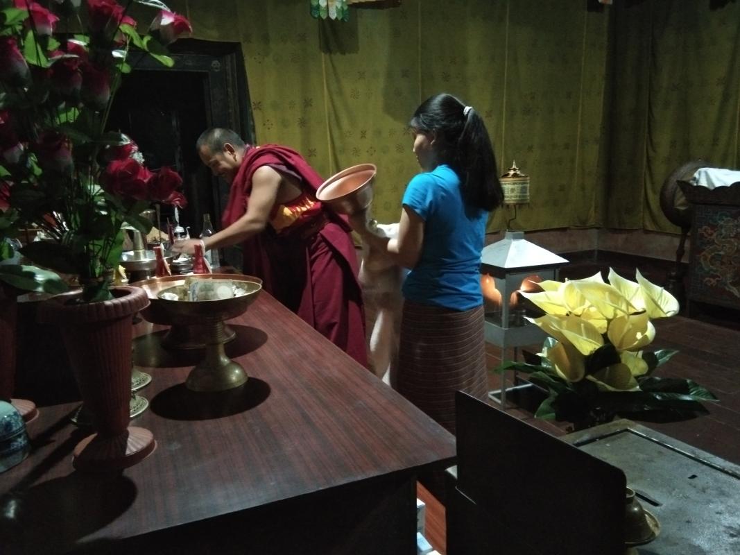 volunteer work at monastry