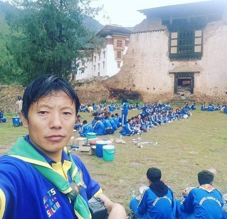community service at drukgyel dzong
