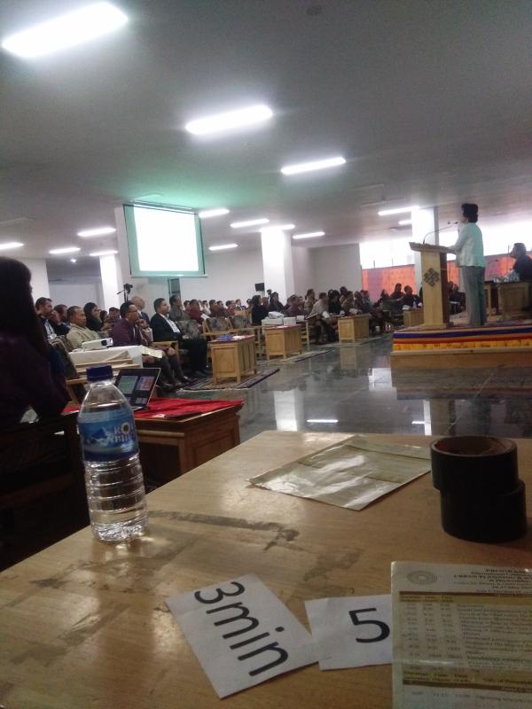 Volunteer at Centre of Bhutan & GNH Studies during the international conference 