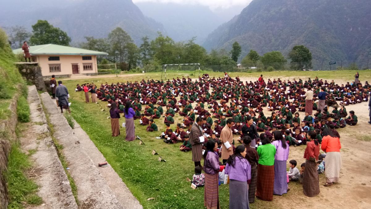Earthquake moke drill, preparation for unpredictable disaster.