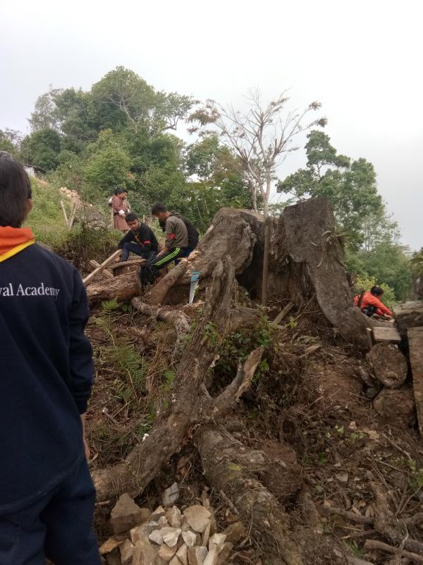 modifying the scout garden of tsirangtoe central school