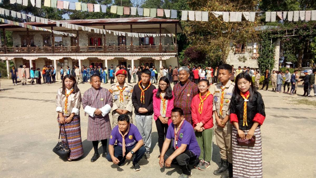 National 2nd King`s Camp at Tsirang.