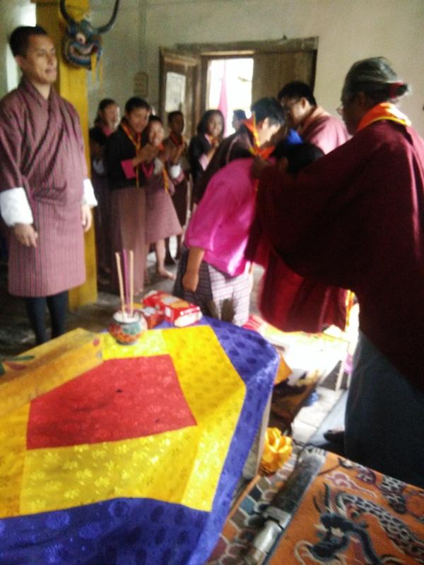 Scout Investiture ceremony