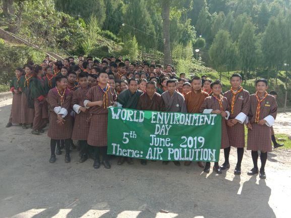 Cleaning Campaign organised by Jampeling CS 