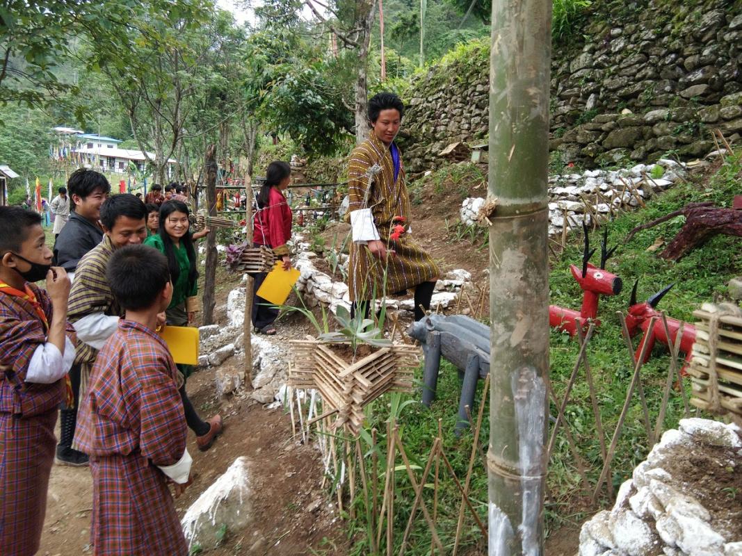 Involvement in School Level Flower exhibition