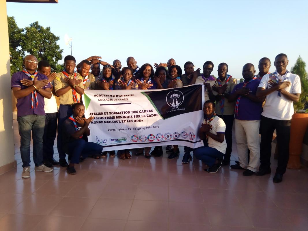 Formation des cadres du Scoutisme Béninois sur le cadre monde meilleur et les ODDs.