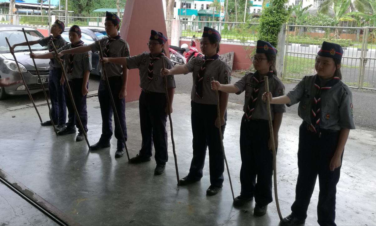 Kem ujian dan penilaian rambu pengakap muda peringkat daerah sibu Siri 1/ 2019