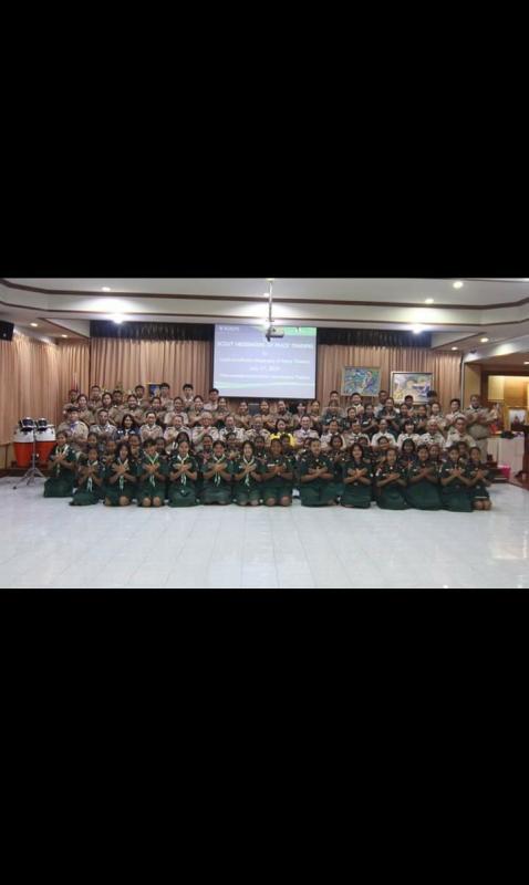 การอบรมผู้นำสันติภาพโรงเรียนท่าม่วงราษฎร์บำรุง
