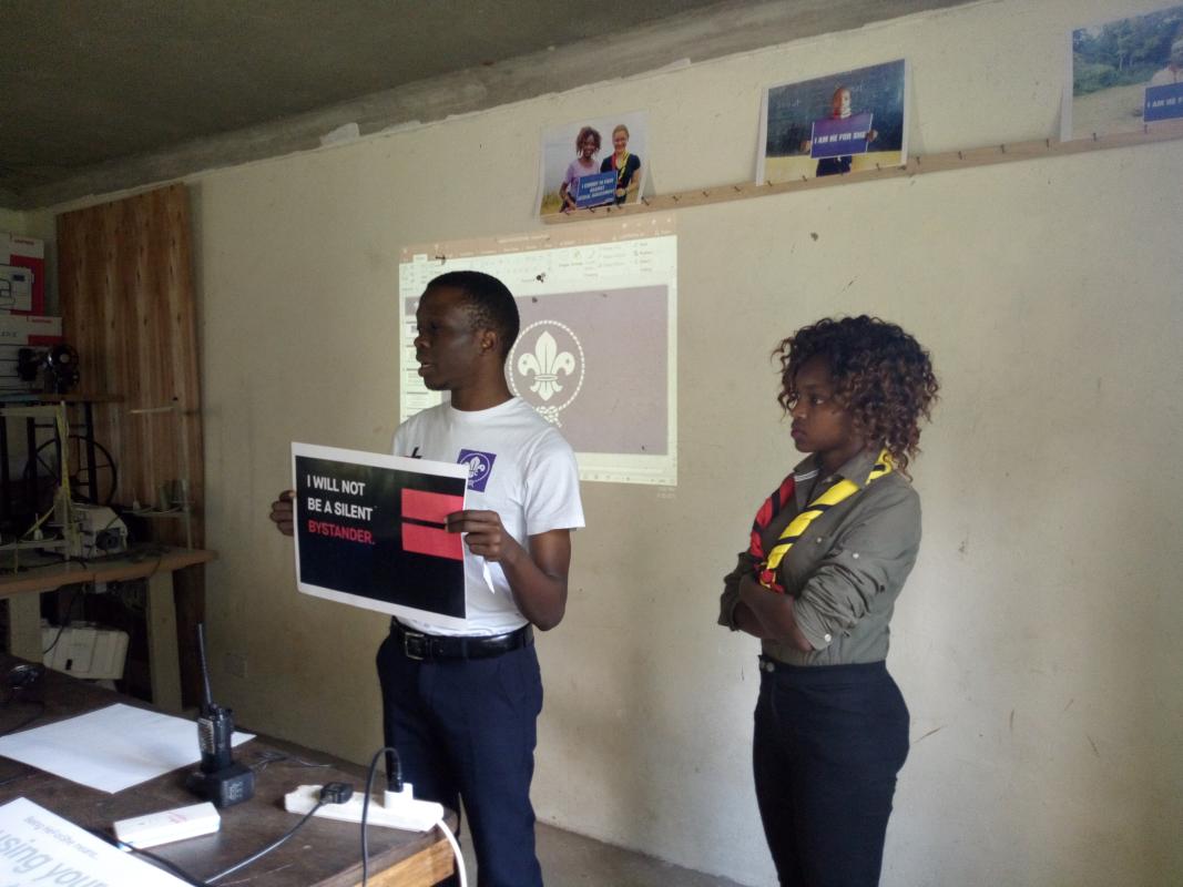 Heforshe Uganda scouts