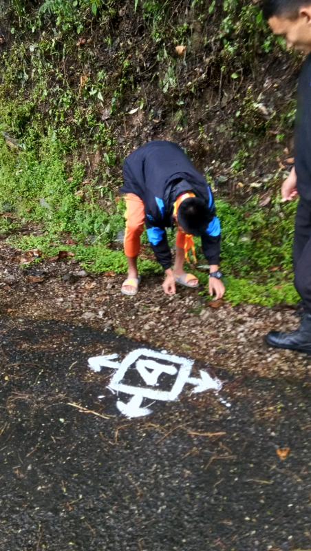 Nazhoen and Nachung Scouts on hike and overnight camp
