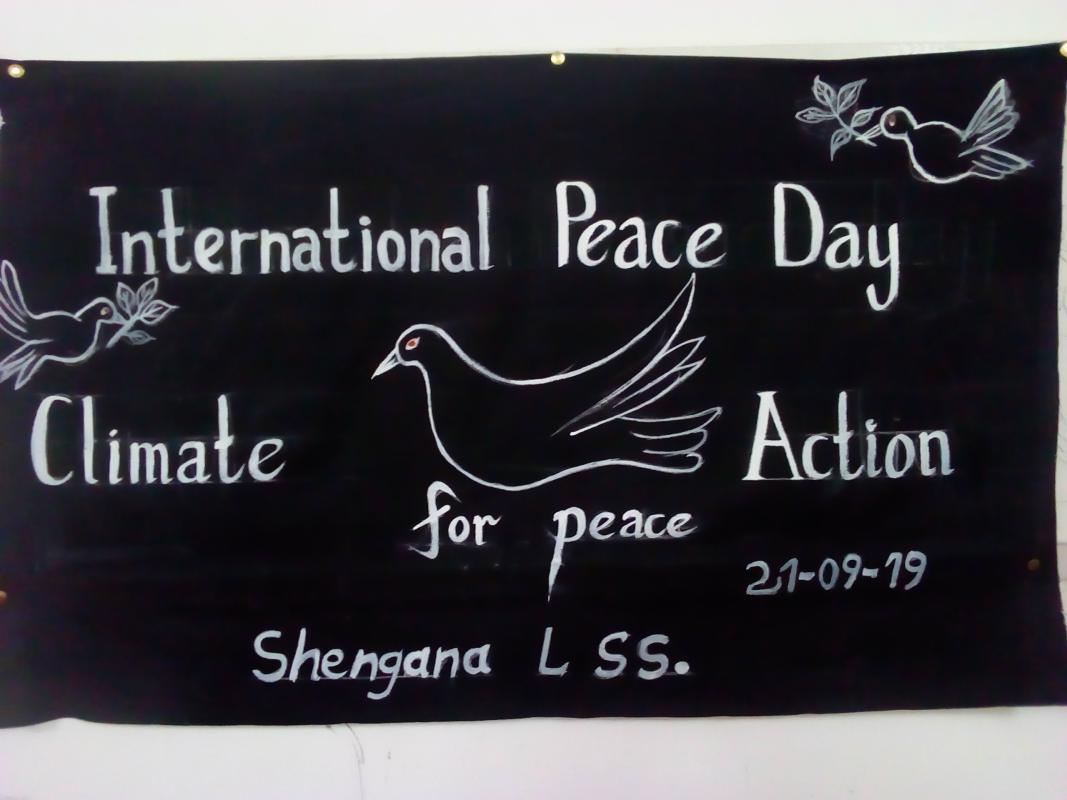 celerbrating international Day of Peace.