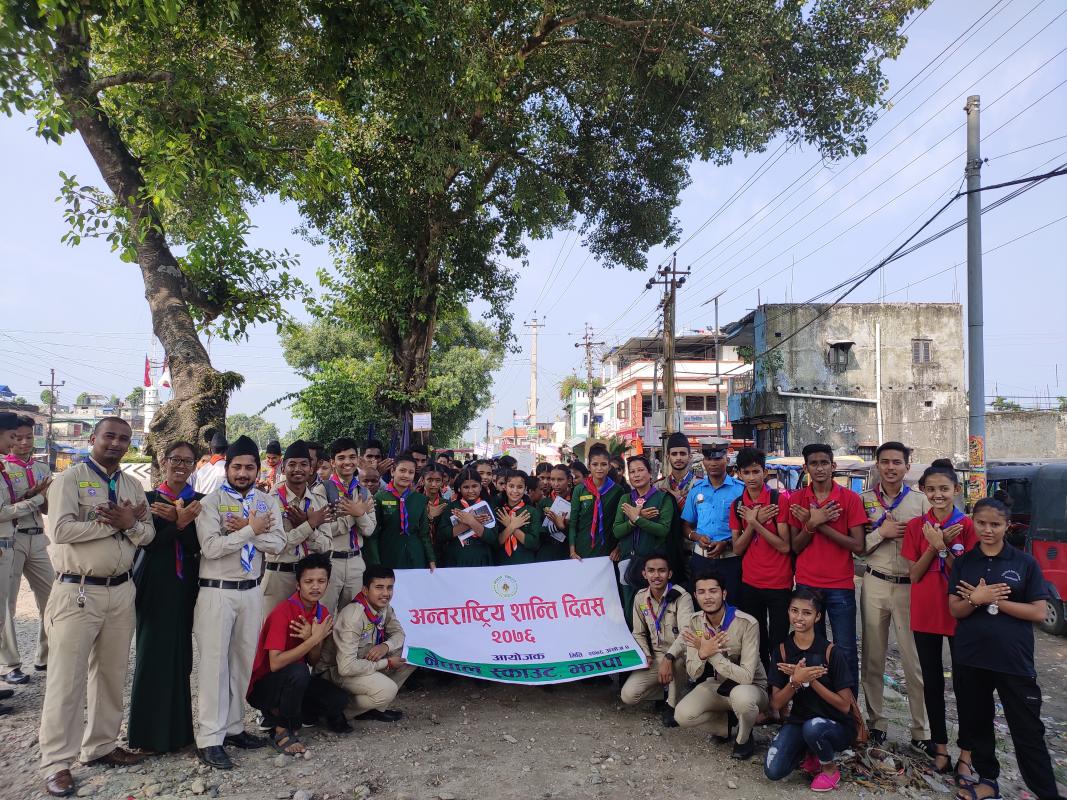 Peace rally at Dhulabari