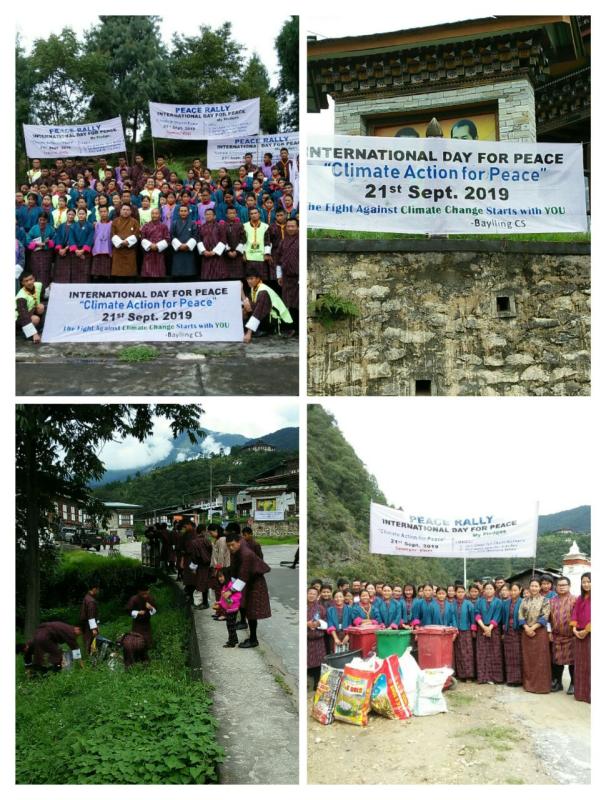 Celebration for international day of peace