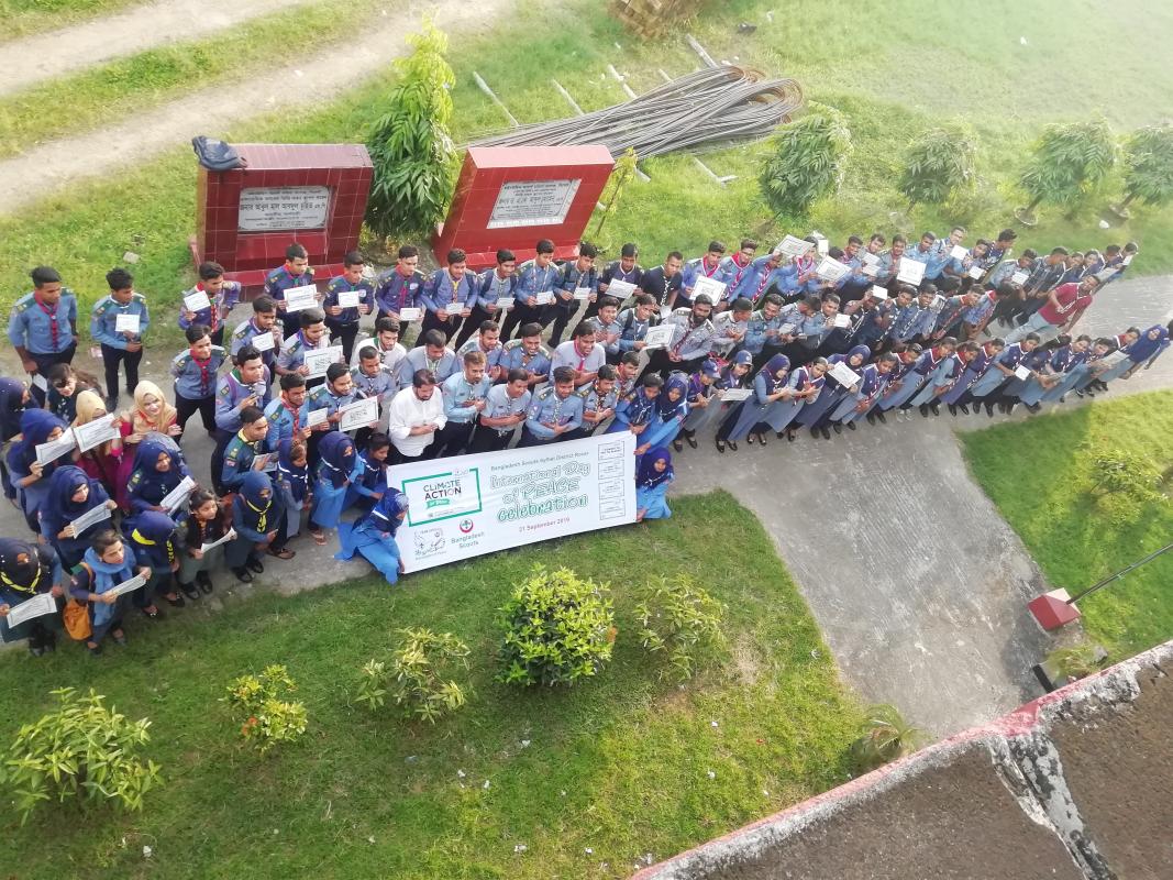International Day of Peace Celebration Organized by Bangladesh Scouts Sylhet District Rover  